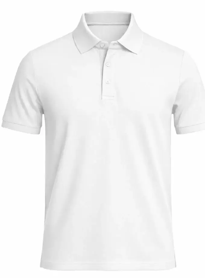 Men's White Premium Polo Shirt