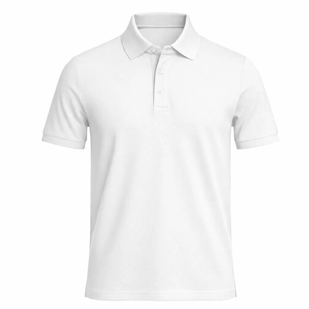 Men's White Premium Polo Shirt