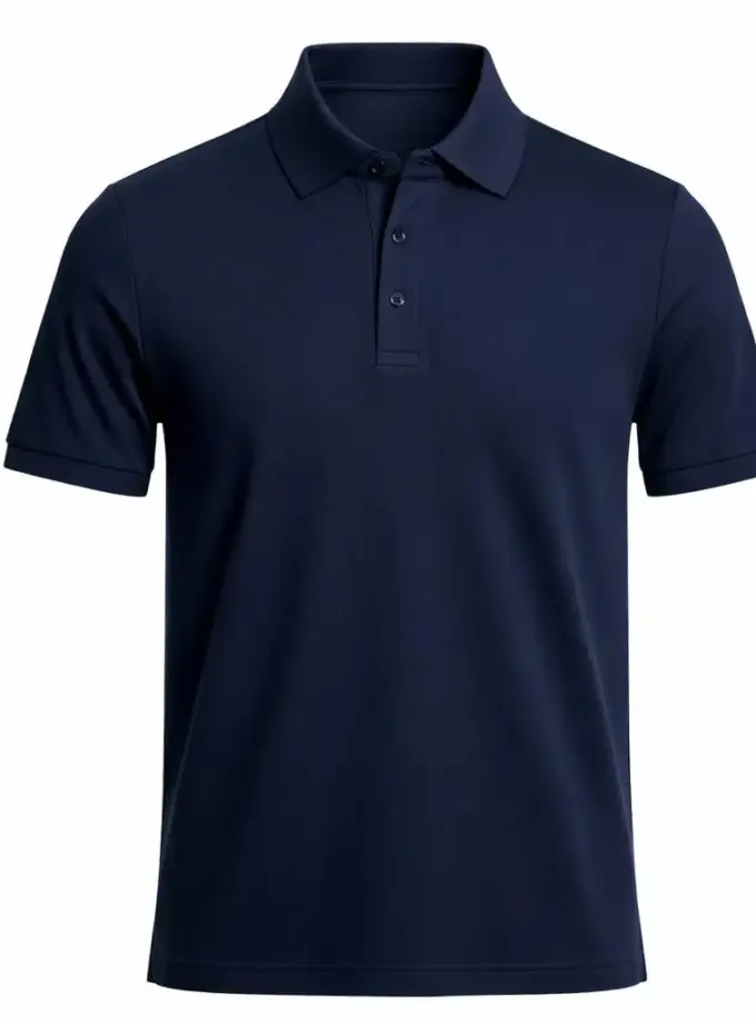 Men's Navy Premium Polo Shirt