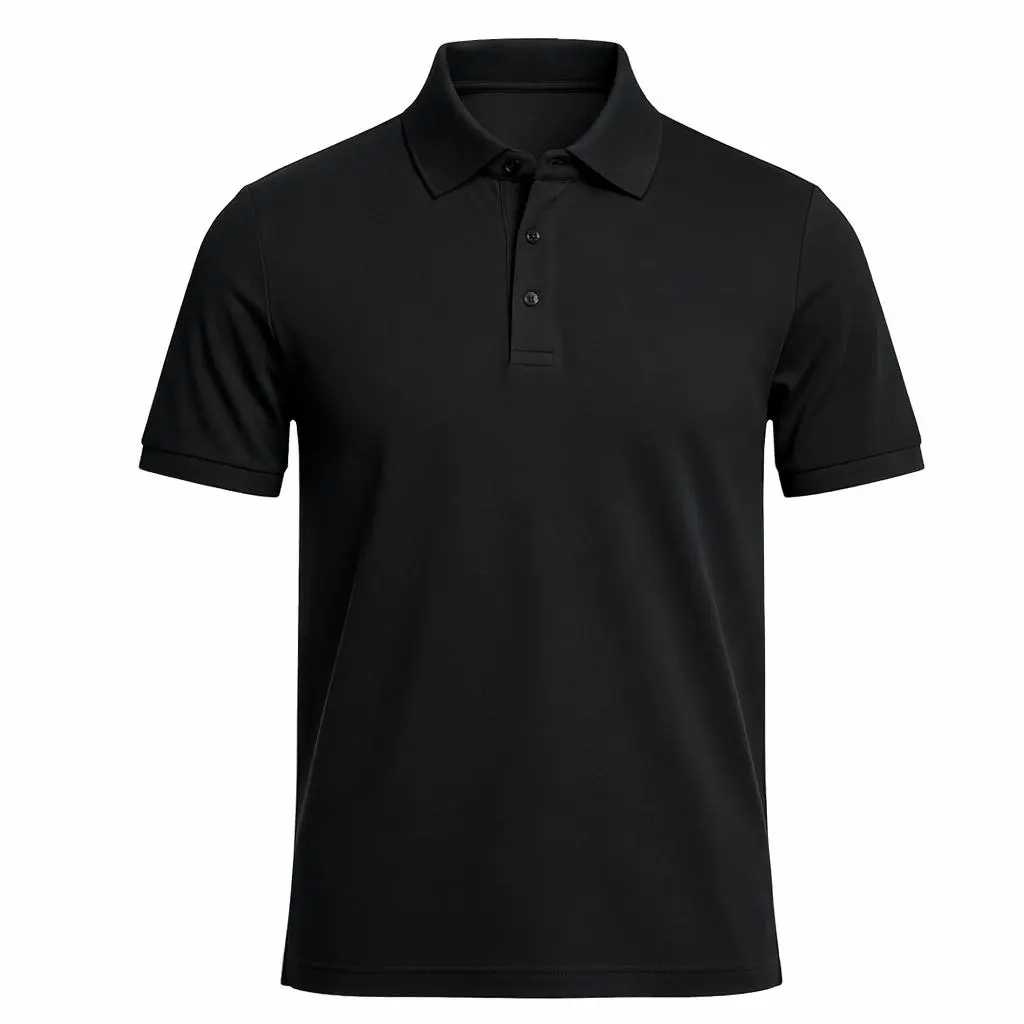Men's Black Premium Polo Shirt