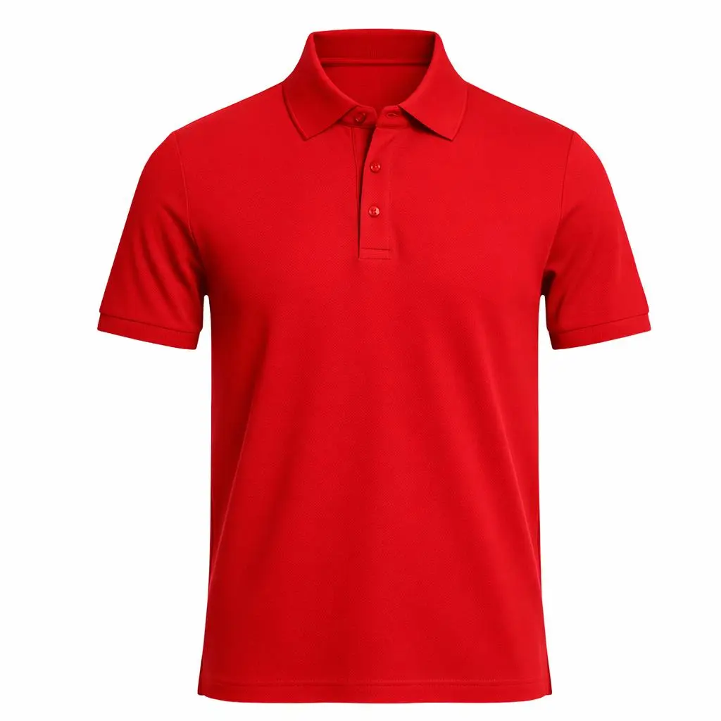 Men's Red Premium Polo Shirt