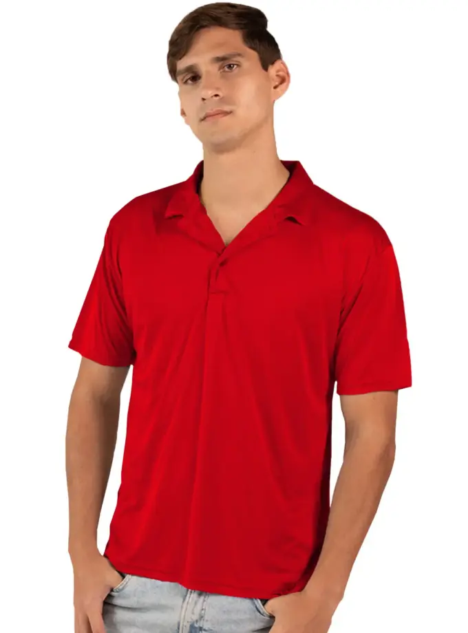 Men's Red Polo Shirt Activewear